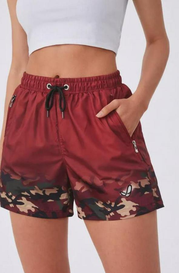 Deniz Şortu Fermuarlı Cepli File Astarlı Hızlı Kuruyan Premium