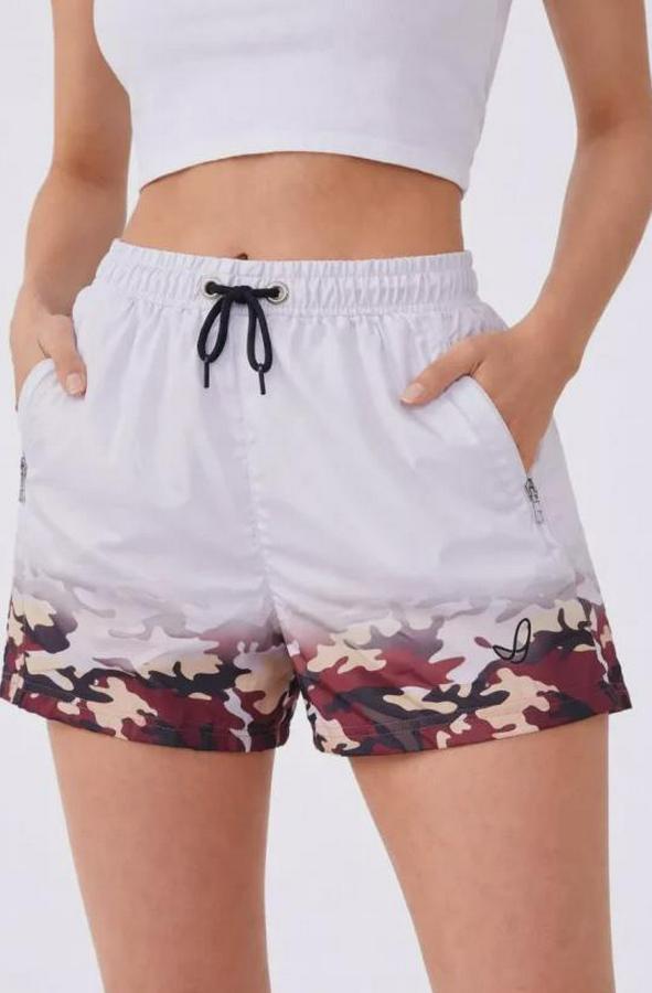 Deniz Şortu Fermuarlı Cepli File Astarlı Hızlı Kuruyan Premium