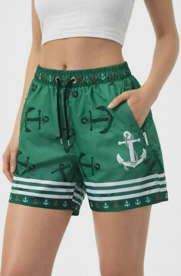 Deniz Şortu Fermuarlı Cepli File Astarlı Hızlı Kuruyan Premium