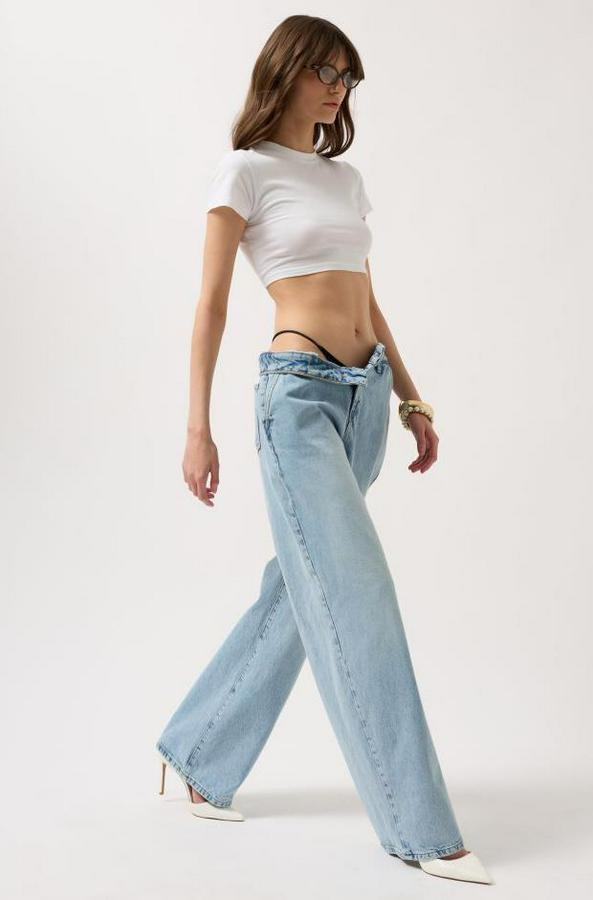 Düşük Bel Straight Jean