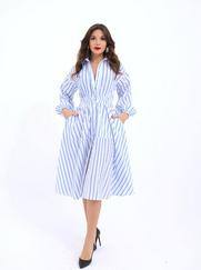 Elbise-Baltimore Çizgili