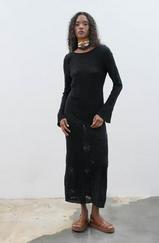 Belen Çiçek Desenli Maxi Boy Elbise 2793
