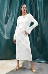 Belen Çiçek Desenli Maxi Boy Elbise 2793