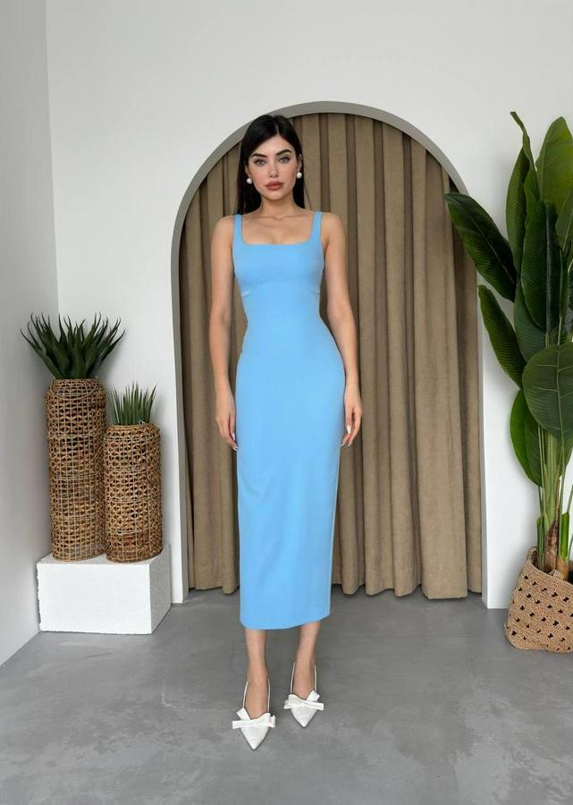 Calliope Kare Yaka Midi Boy Elbise