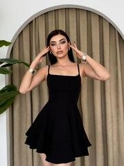 Common Ip Askılı Elbise