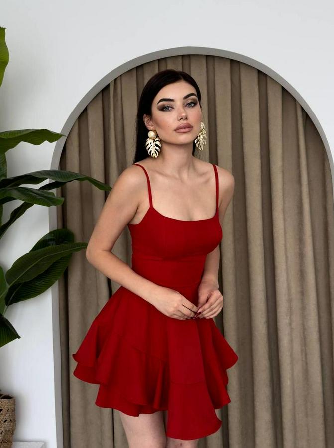 Common Ip Askılı Elbise