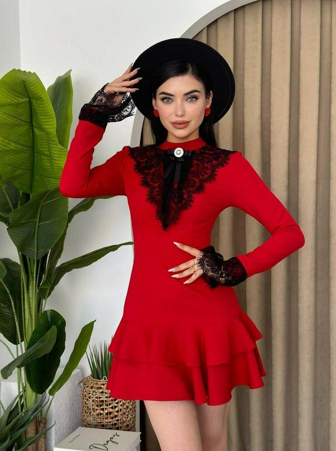 Danya Dantel Mini Elbise