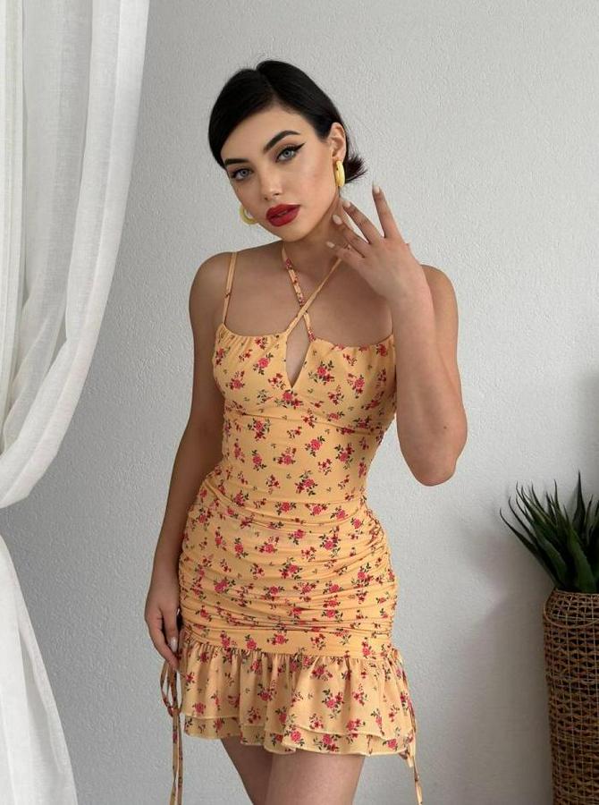 Darcie Ip Askılı Elbise