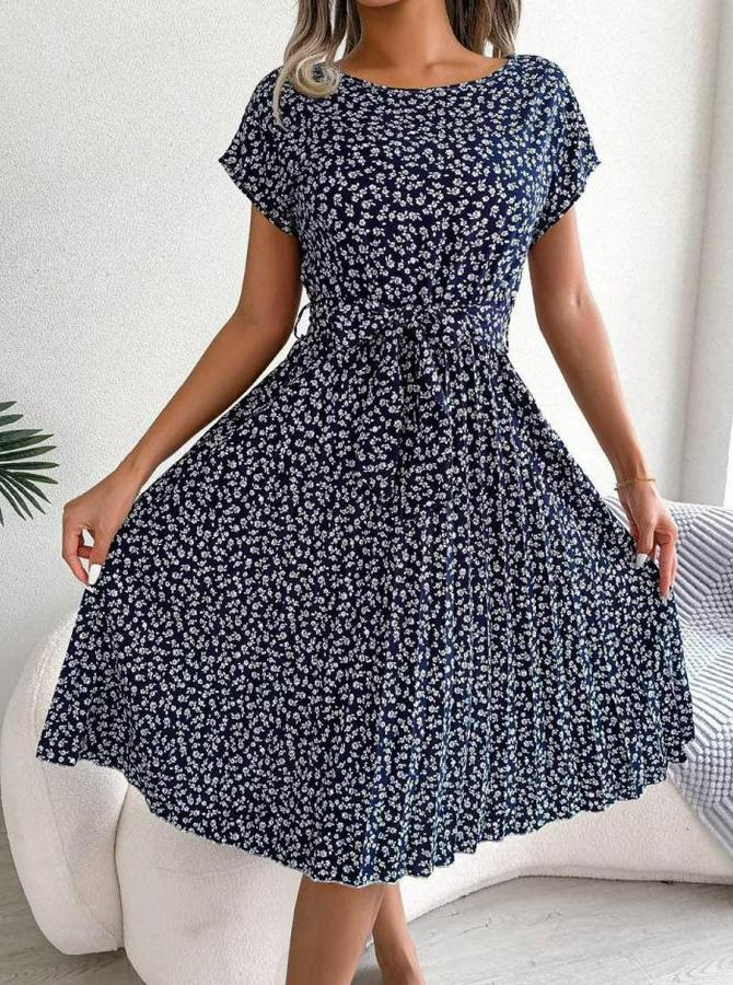 Dijital Baskili Elbise