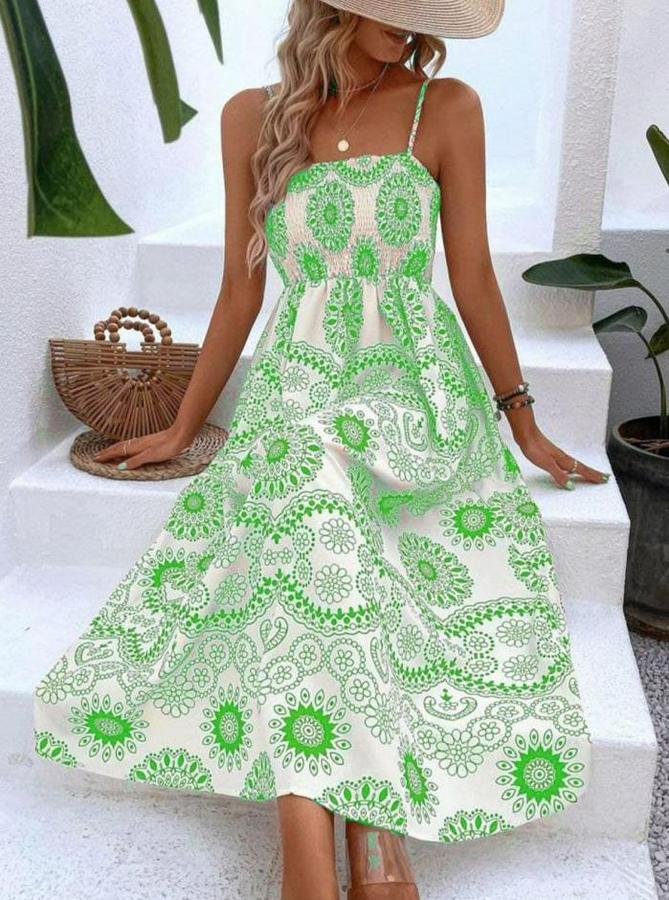 Dijital Baskili Elbise