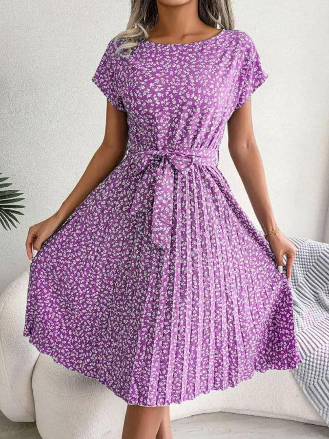 Dijital Baskili Elbise