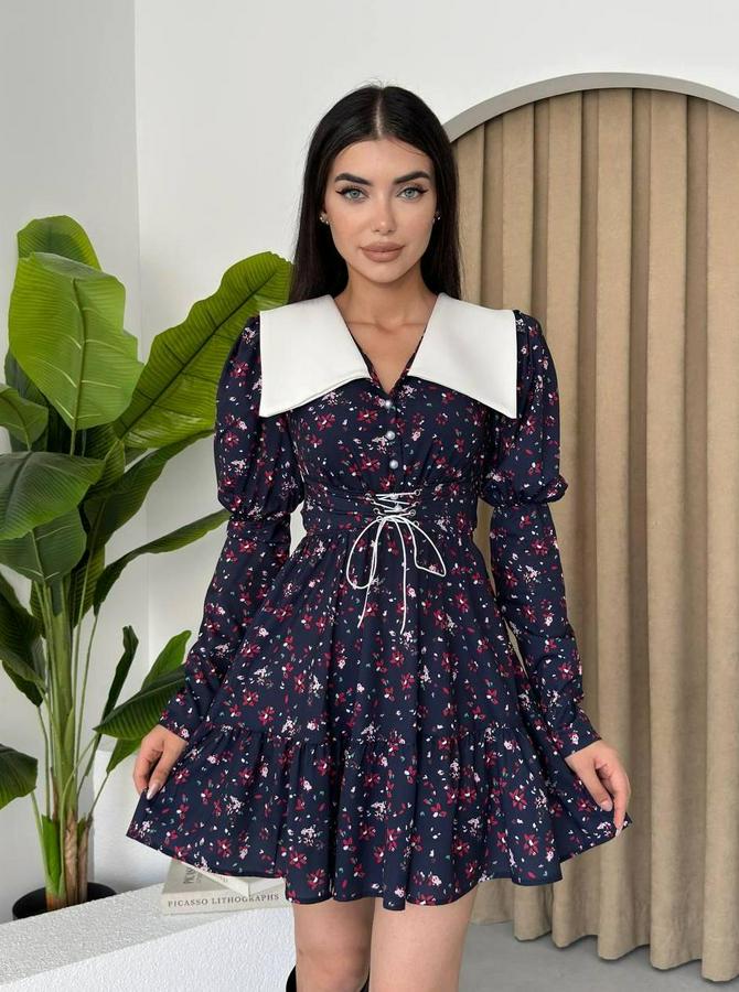 Dreamy Ip Detaylı Mini Elbise