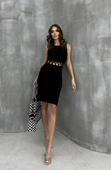 Estelya Cut Out Mini Elbise 2571-01