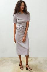 Fancy Büzgülü Midi Elbise 2695-8