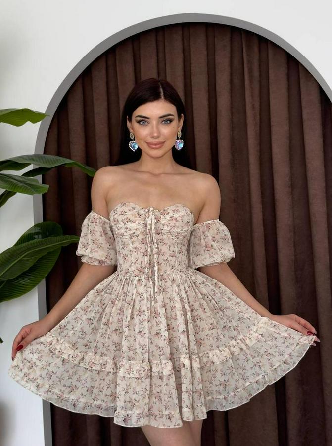 Hans Boyundan Bağlamalı Elbise