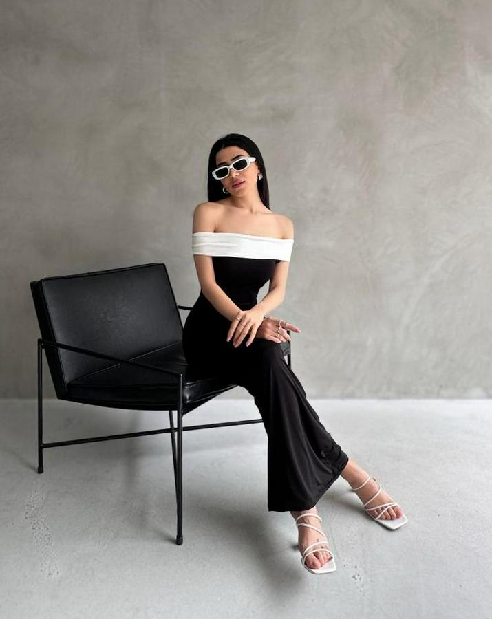 Madonna Yaka Maxı Boy Elbıse