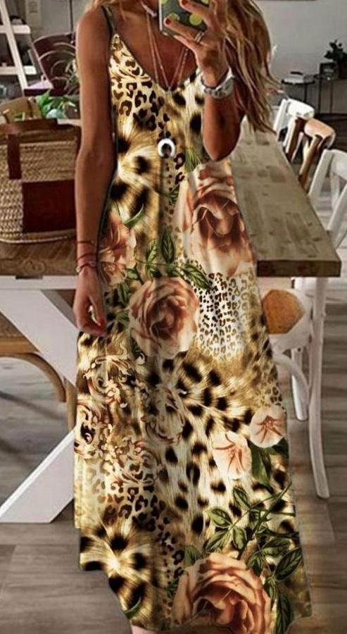 Suprem Kumaş Dijital Baskılı Elbise