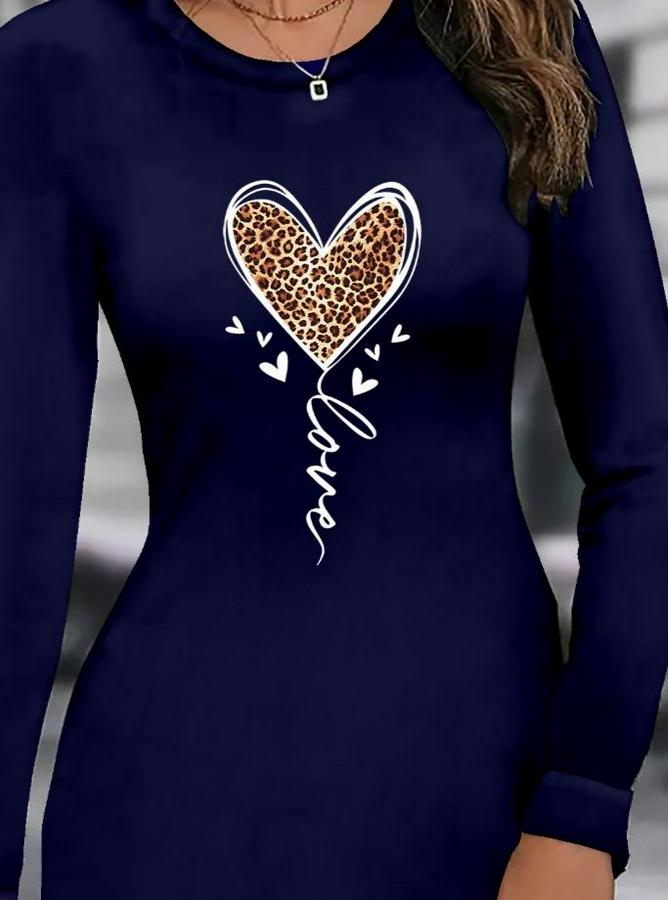 Uzun Kollu Bisiklet Yaka Kısa Viskon Iki Iplik Elbise