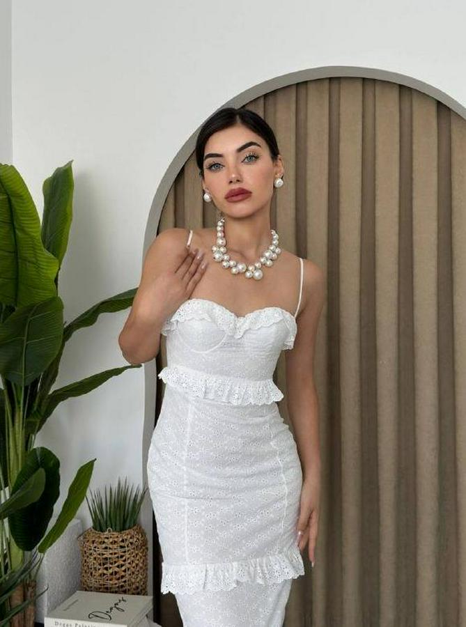 Lere Ip Askılı Elbise