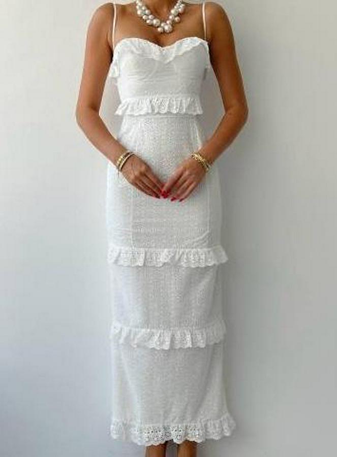 Lere Ip Askılı Elbise