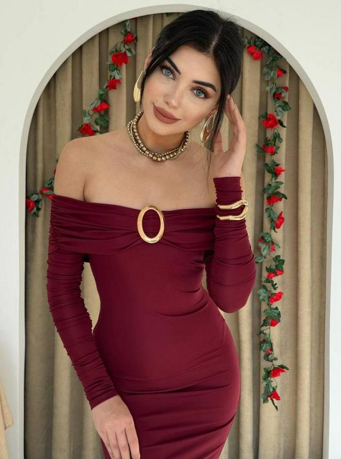 Maca Straplez Elbise