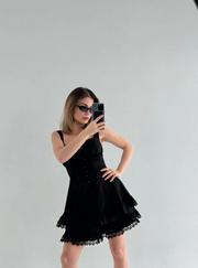 Mini Askılı Elbise