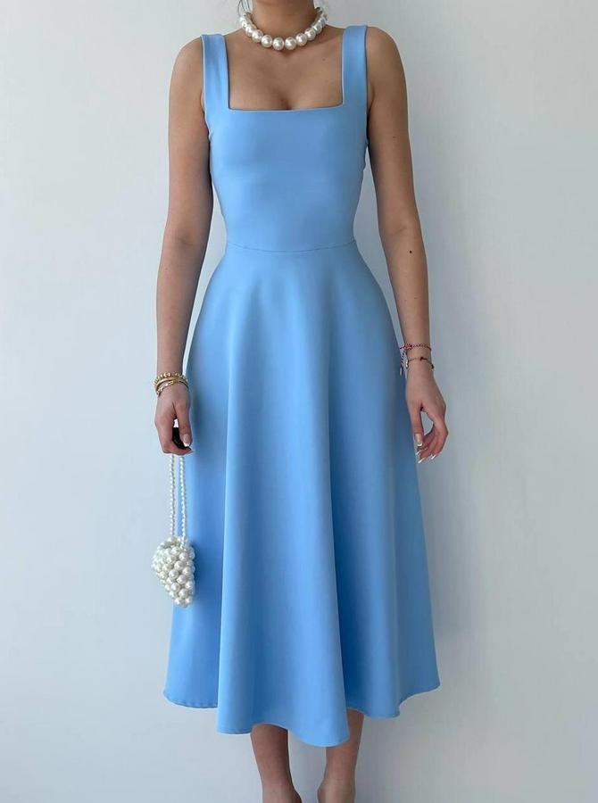 Neapolitan Askılı Elbise