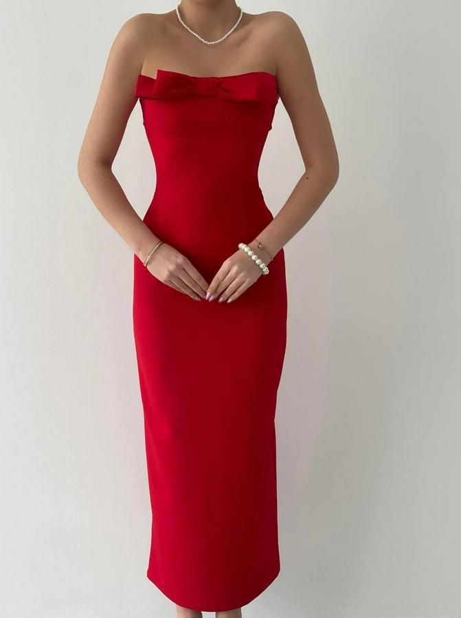 Önü Kurdaleli Kaelm Elbise