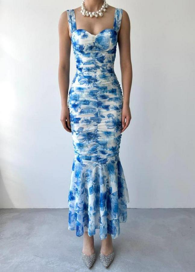 Peran Büzgülü Elbise