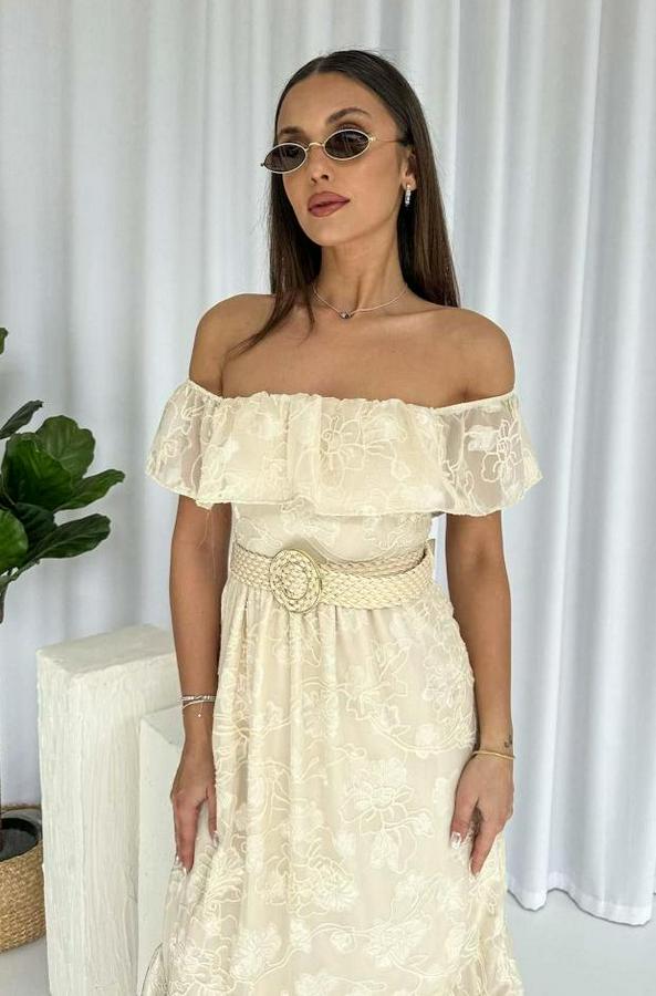 Reget Kemerli Elbise