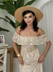 Reget Kemerli Elbise