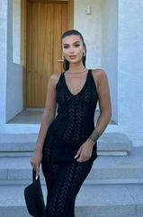 Rosalia Sırt Dekolteli Elbise 2761