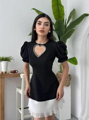 Safe Kalp Detaylı Elbise