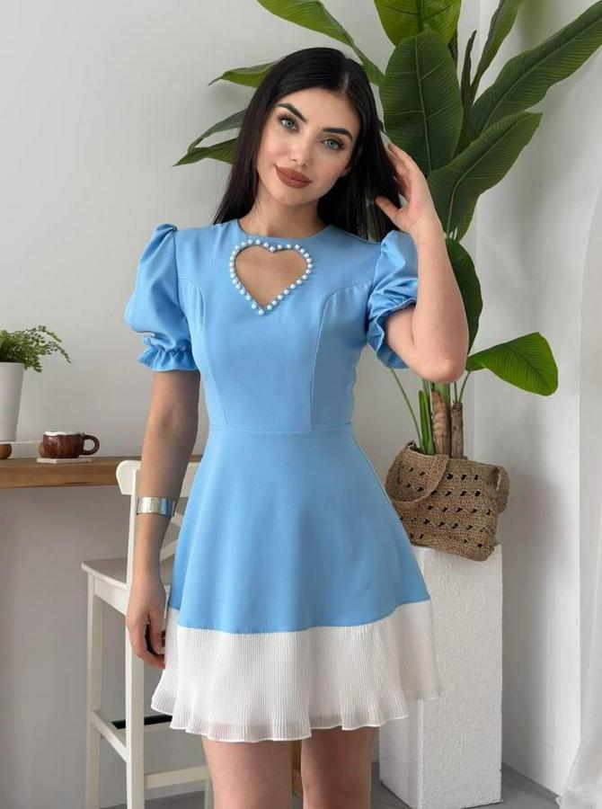 Safe Kalp Detaylı Elbise