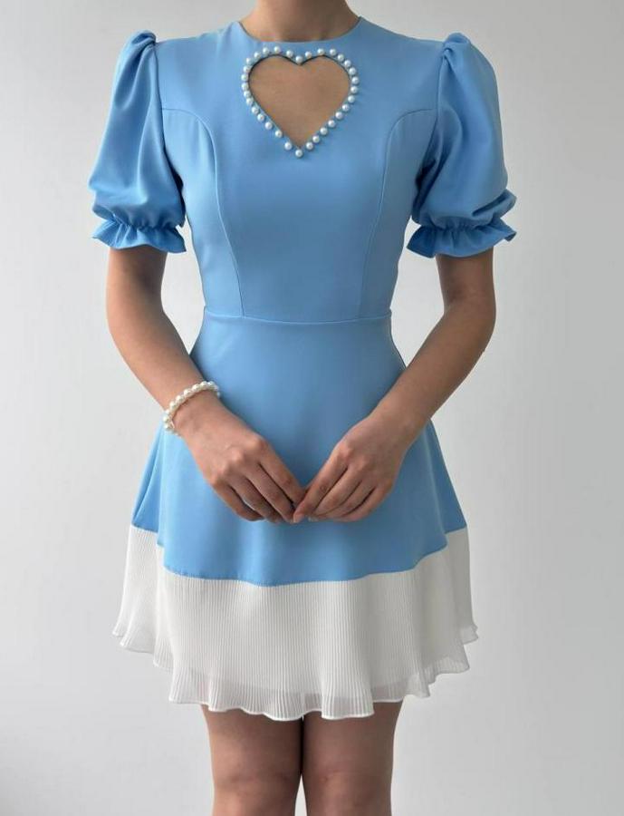 Safe Kalp Detaylı Elbise