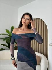 Sevilla Madonna Yaka Tül Elbise