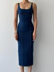 Tuna Denim Elbise