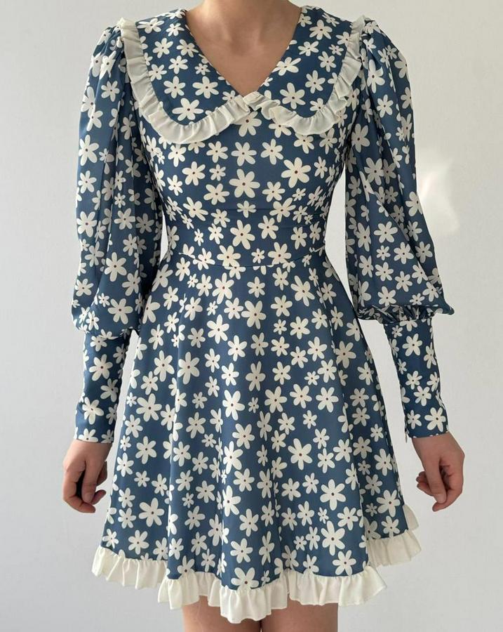 Vero Bebe Yaka Elbise