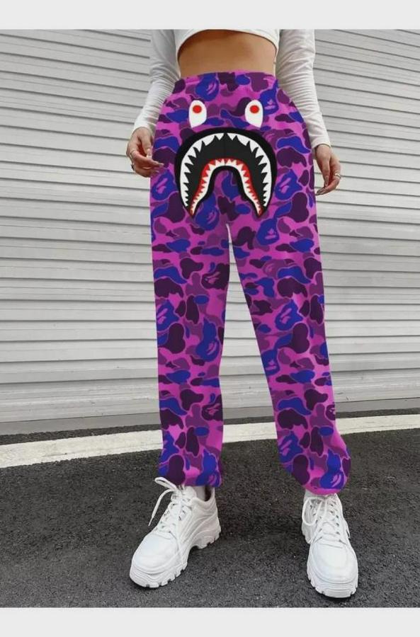 Bape Shark Dijital Baskılı Eşofman Altı