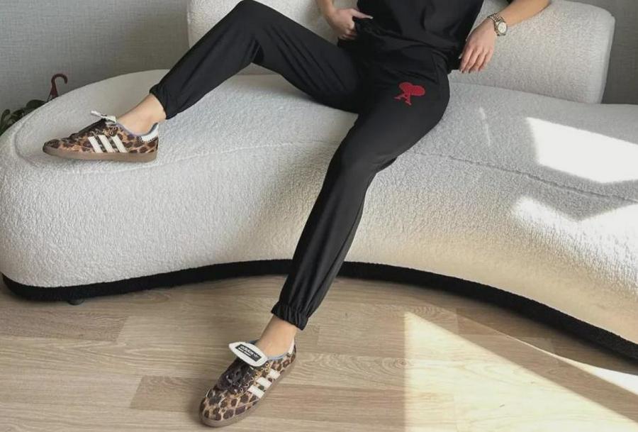 Unisex Iki Iplik Baskılı Oversize Eşofman Altı