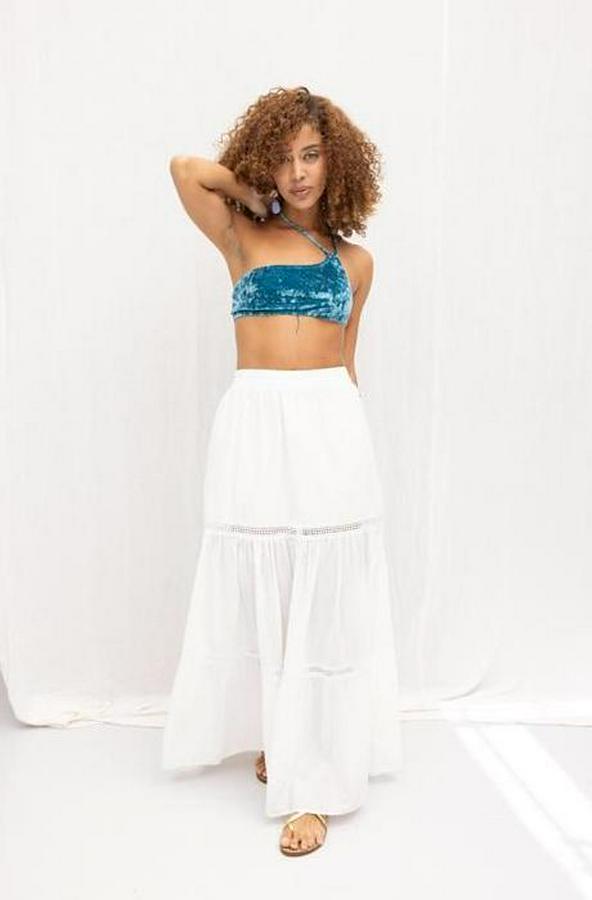 Annie Brode Şerit Detaylı Etek 4036