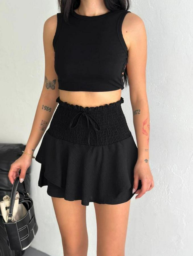 Ayrobin Şortlu Etek