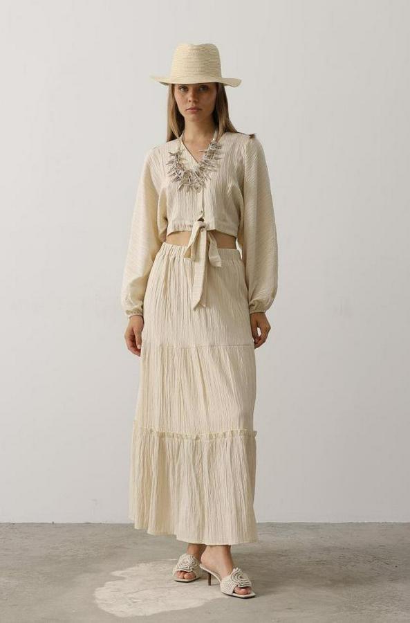 Balon Kollu Etekli Kaş Takım