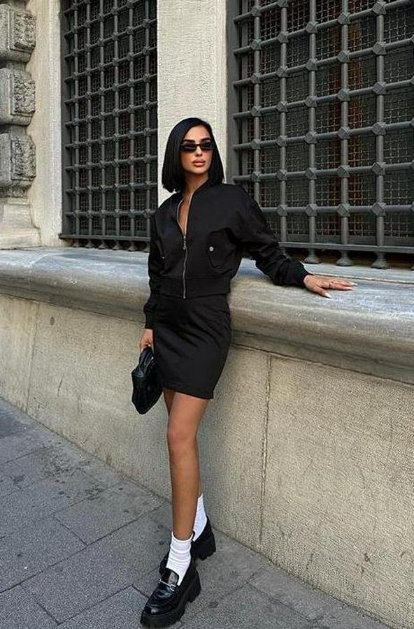 Brooke Ribanalı Mini Etek Takım 9941