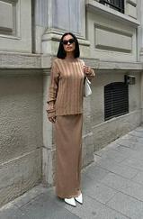 Darcy Etek Bluz Triko Takım 9969
