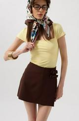 Fiyonk Detay Mini Etek