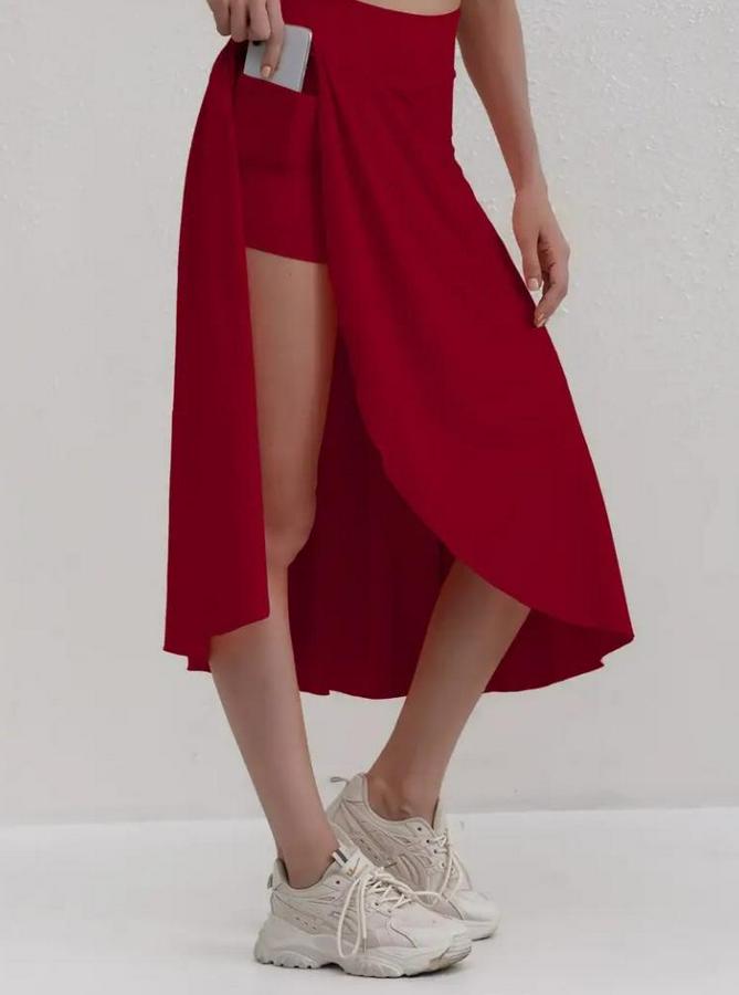 Cep Detay Taytlı Sandy Etek