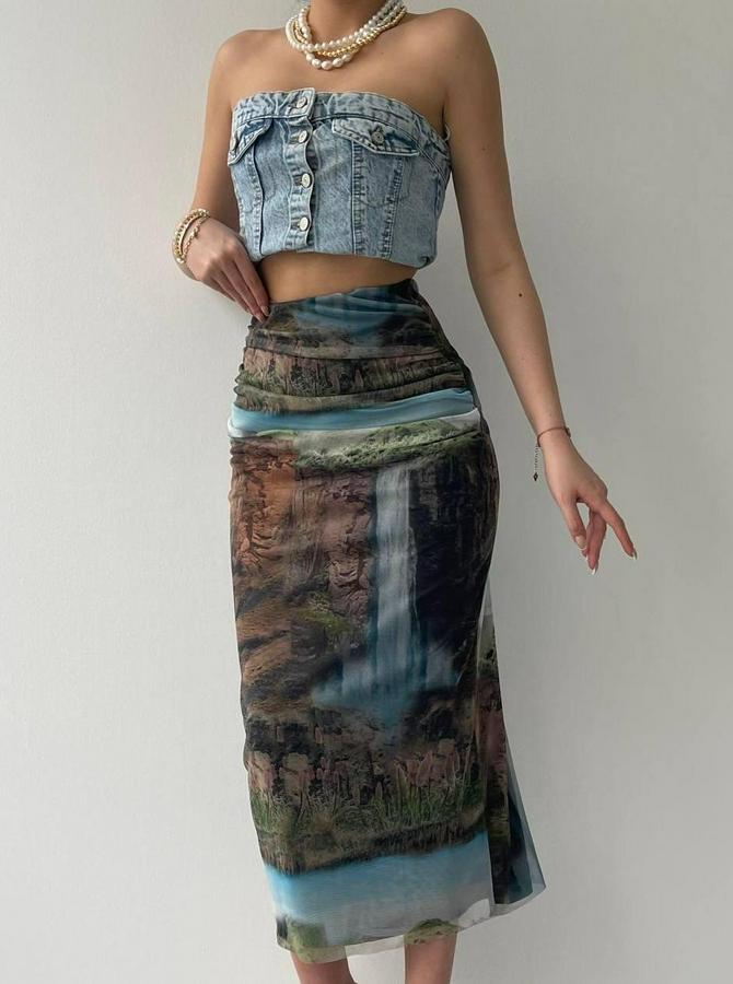 Lara Transparan Midi Etek