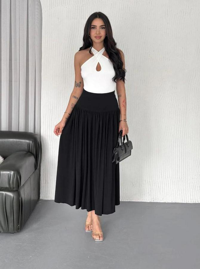 Sandy Uzun Yüksel Bel Etek