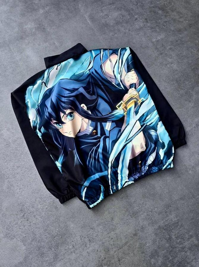 Fermuarlı Dijital Baskılı Rüzgarlık